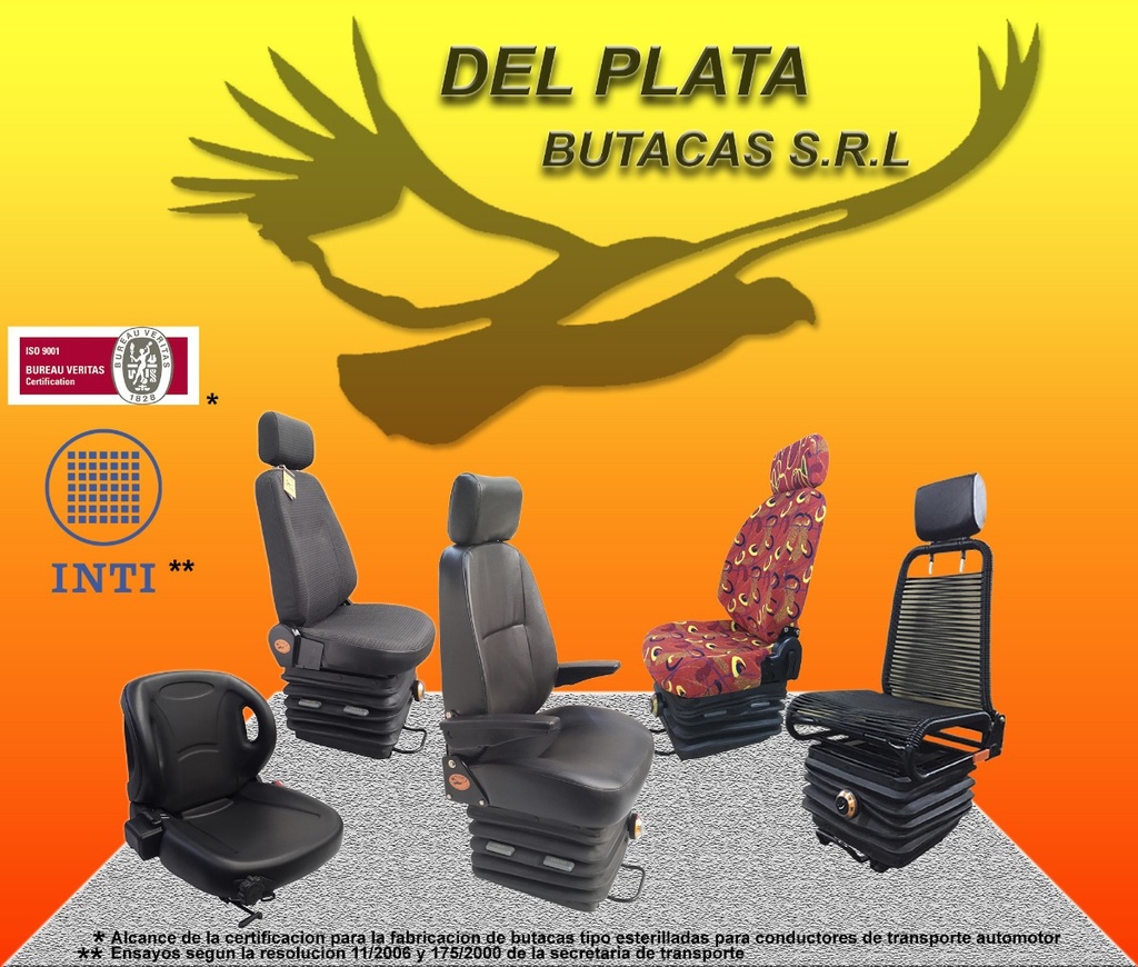 Lateral Reclinable C/ Manija Asiento Para Omnibus-colectivo
