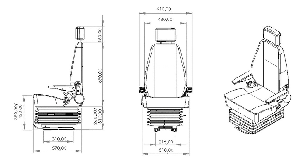 Asiento Para Camión
