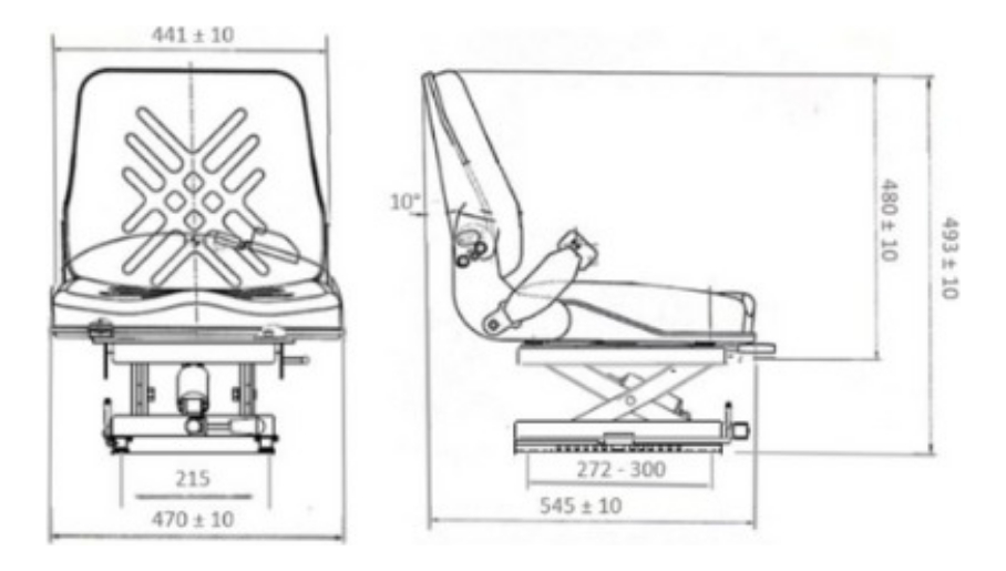 Asiento Para Máquinas Agrícolas