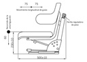 Asiento De Tractor Universal John Deere / Pauny / Massey 006 Negro