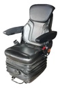 Butaca Para Tractor C/ Apoya-brazo/apoya-cervical/cinturón Negro