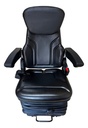 Butaca Para Tractor C/ Apoya-brazo/apoya-cervical/cinturón Negro