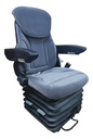 Butaca Para Tractor C/ Apoya-brazo/apoya-cervical/cinturón Negro